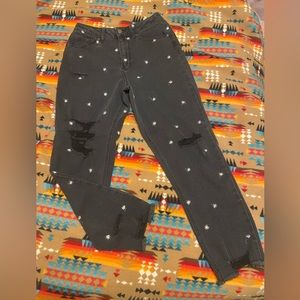 Black Straight Legged Jeans